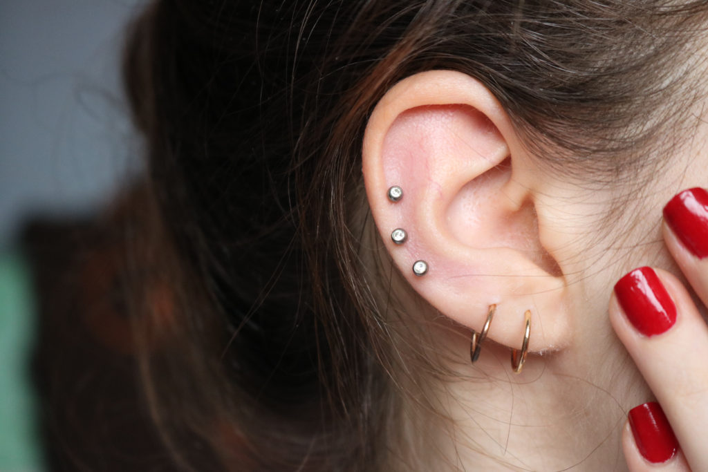 Ear piercing, salon, spalon, benefits of piercing, piercing aftercare, different eat piercings