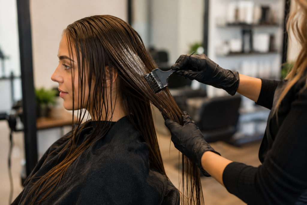 keratin treatment, smooth hair, frizz control, hair care, healthy hair